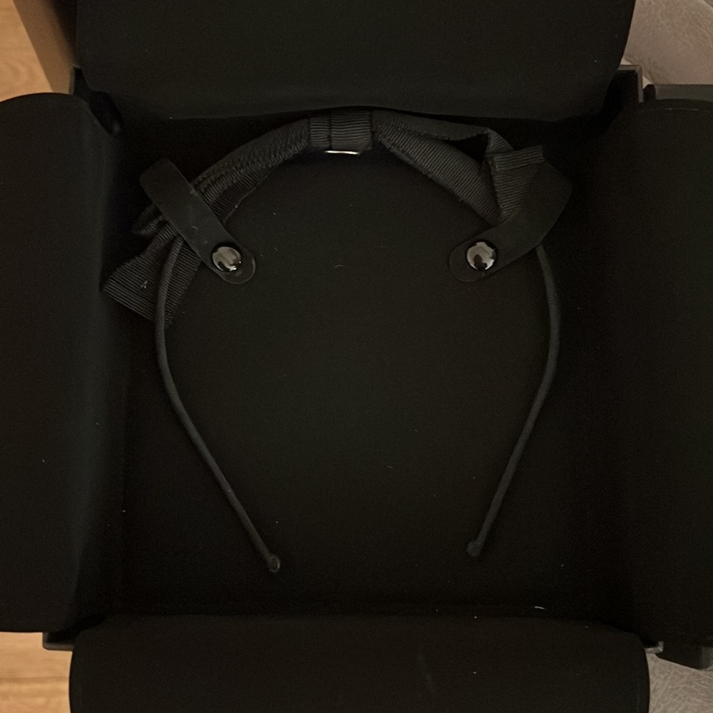 Chanel black headband